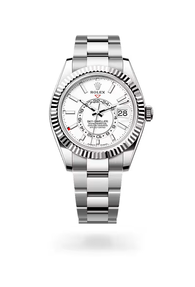 Sky-Dweller Sky-Dweller Silver White Dial Watch
