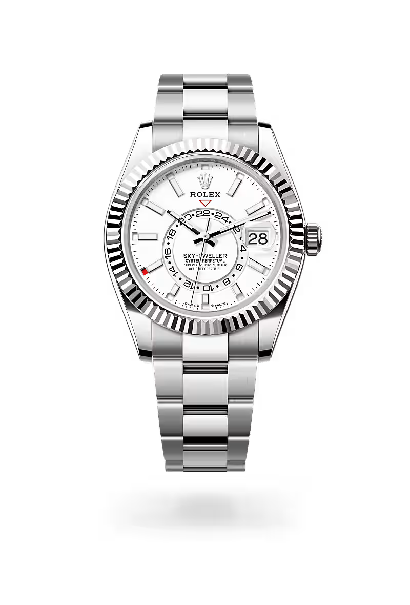 Sky-Dweller Sky-Dweller Silver White Dial Watch
