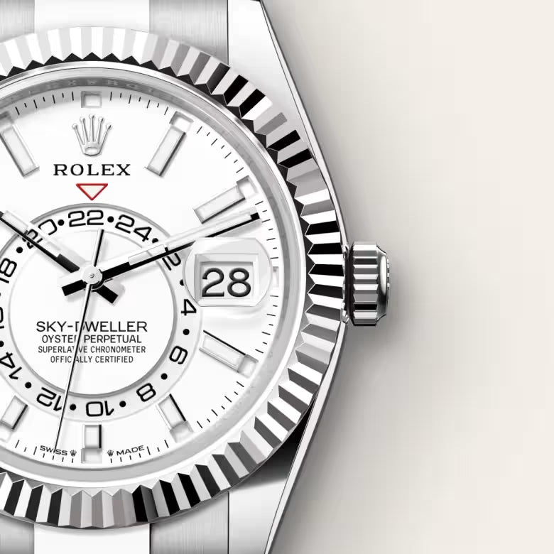 Sky-Dweller Sky-Dweller Silver White Dial Watch
