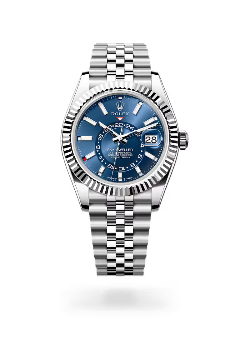 Sky-Dweller 42 Prestige Blue Dial Analog Watch