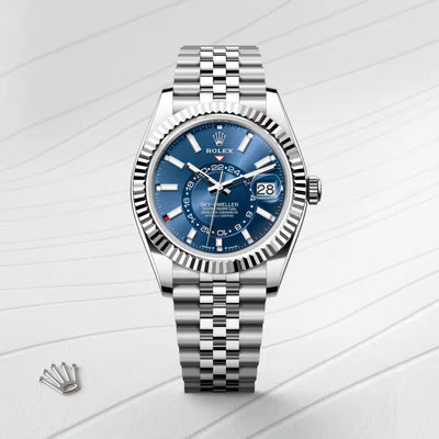 Sky-Dweller 42 Prestige Blue Dial Analog Watch