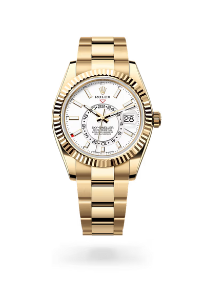Sky-Dweller 42 Luxury Gold Sky Traveler Watch