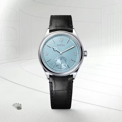 Prestige Ice Blue Leather Watch