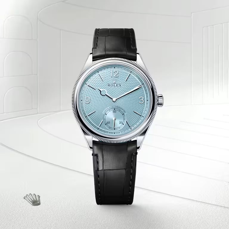 Prestige Ice Blue Leather Watch