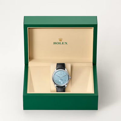 Prestige Ice Blue Leather Watch