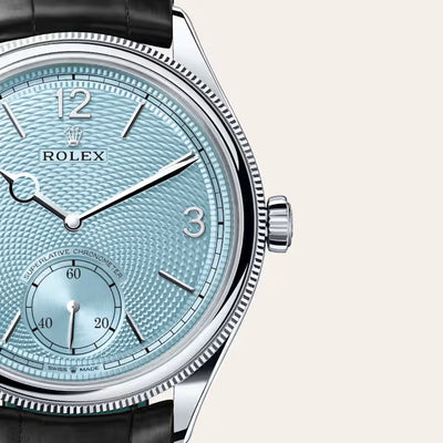 Prestige Ice Blue Leather Watch