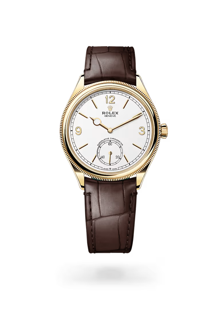 Vintage Leather Dress Watch