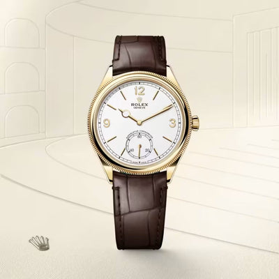 Vintage Leather Dress Watch