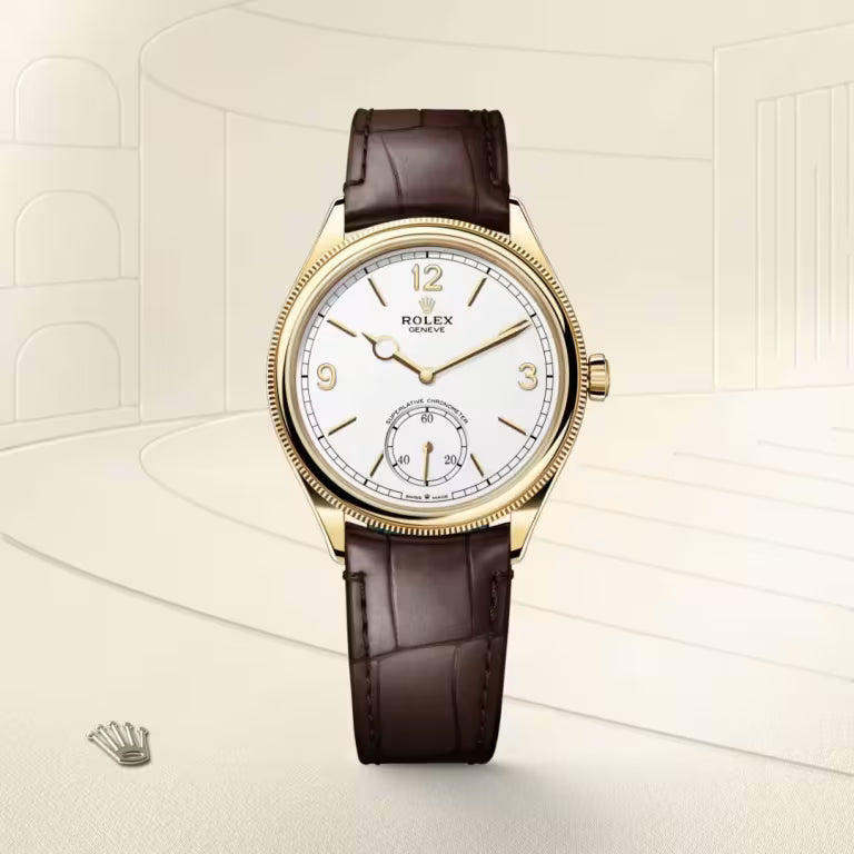 Vintage Leather Dress Watch