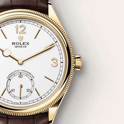 Vintage Leather Dress Watch